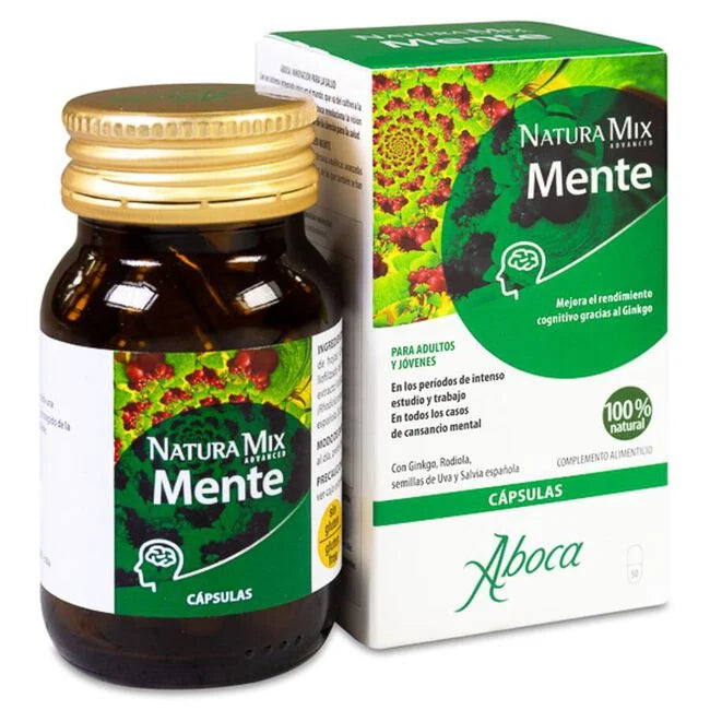 Natura Mix Mente Aboca - Suplemento Natural para Memoria y Concentración