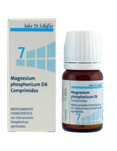Sal de Schüssler Nº 7 Magnesium Phosphoricum D6 - 400 Comprimidos