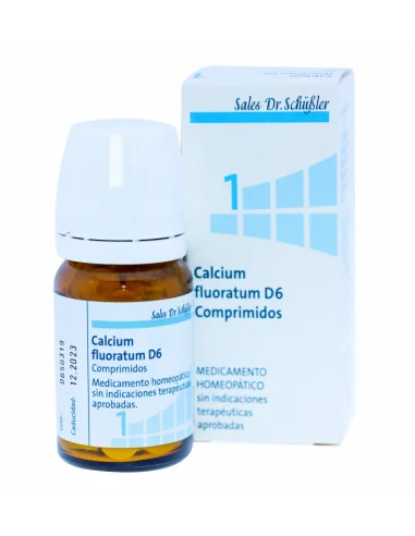 Calcium Fluoratum D6 Sal 1 Schüssler 80 Comprimidos - Elasticidad Tejidos