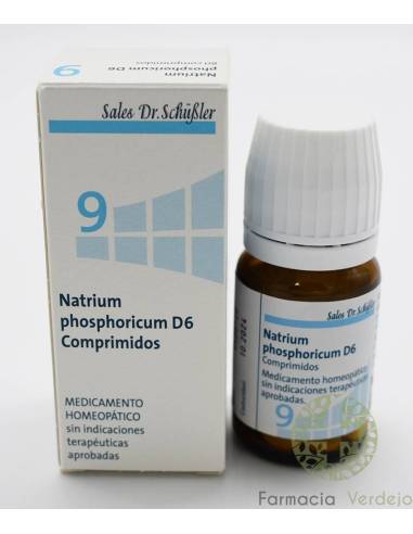 Sal de Schüssler Nº 9 Natrium Phosphoricum D6 - 400 Comprimidos