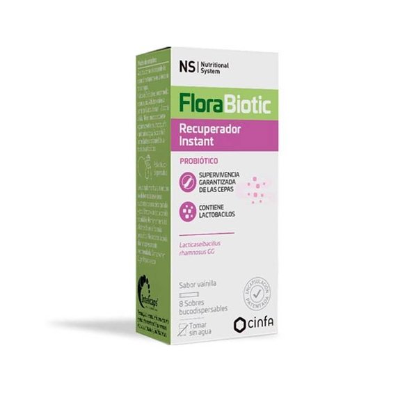 Flora Biotic Recuperador Instant - Probióticos + Electrolitos - 10 Sobres