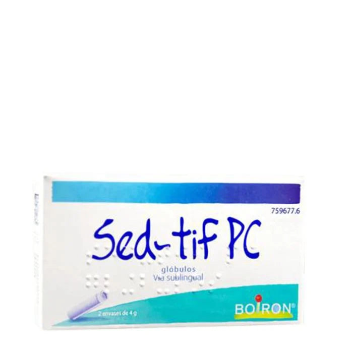 Sedatif PC Boiron Glóbulos - Homeopatía para Estrés, Ansiedad y Nerviosismo