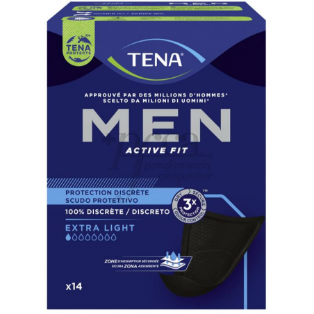 TENA Men Active Fit 14 Unidades - Protección Incontinencia Masculina