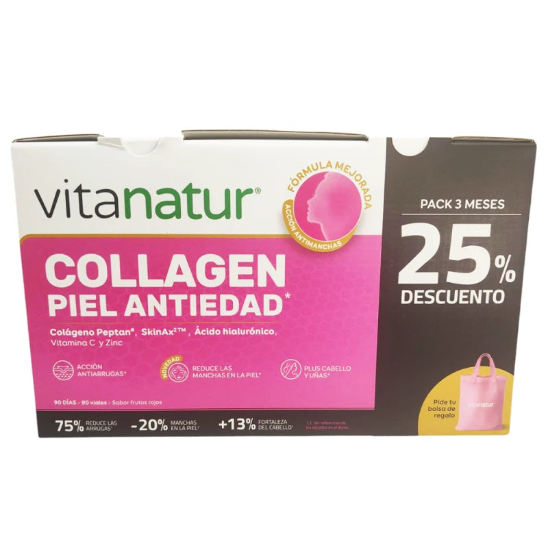 Vitanatur Collagen Piel Antiedad 90 Días - Colágeno Marino