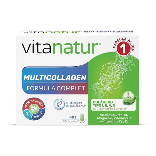 Vitanatur Multicollagen - Colágeno Marino Hidrolizado - 30 Cápsulas